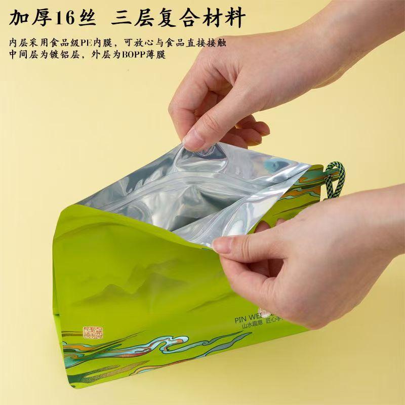 HelloYoungTea Premium Authentic Jasmine Flower Tea Bag, 100g/250g/500g, Large/Medium/Small Green Oolong Tea in Aluminum Foil Packet, Chinese Origin