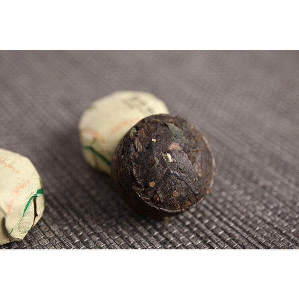 HelloYoungTea 500g Yunnan Pu'er Tea Golden Classic Glutinous Small Tuo Tea Mini Ripe Tea