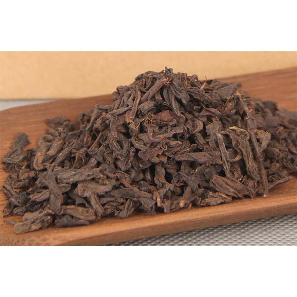 HelloYoungTea Organic Puer Tea Loose Leaf Ripe Black Tea 120g Box