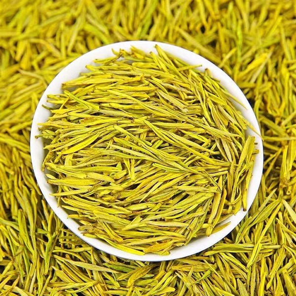 HelloYoungTea 250g ZheJiang Anji White Tea Super Golden Bud Gold Leaf longjing green tea