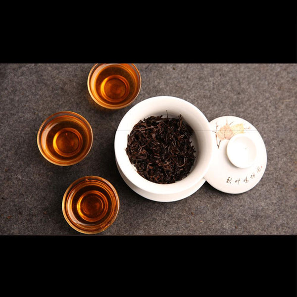 HelloYoungTea Premium Shu Puer Ripe Tea Golden Buds Royal Palace 357g