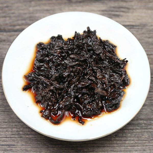 HelloYoungTea 2021 Yunnan Menghai Shu Pu-erh Pressed Tea 357g