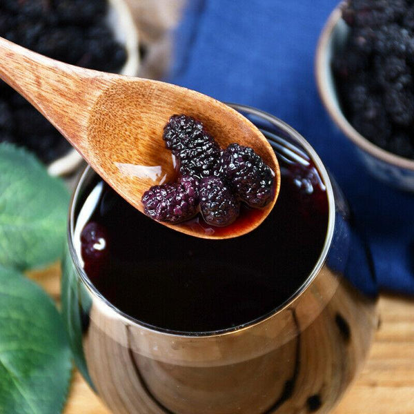 HelloYoungTea 250g Chinese Dried Mulberries Mulberry Herbal Tea Top Organic Sangshen Herb Tea