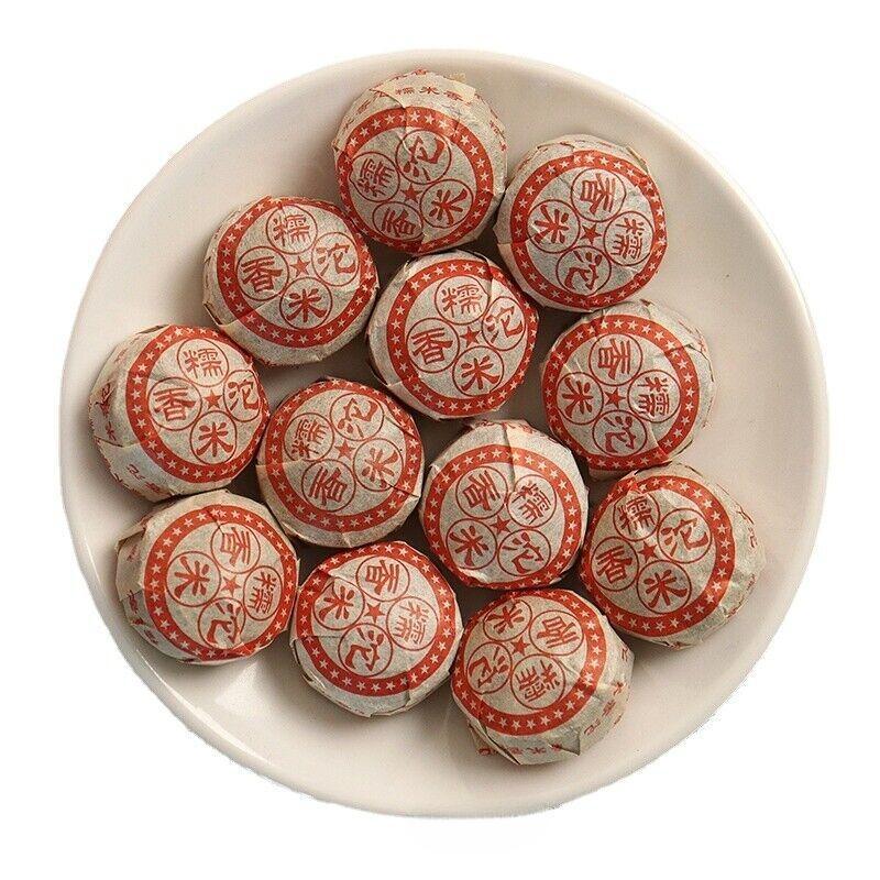 HelloYoungTea 500g Yunnan Pu'er tea leaves mini small tuocha Gnocyte red cotton tuo Gnocyte