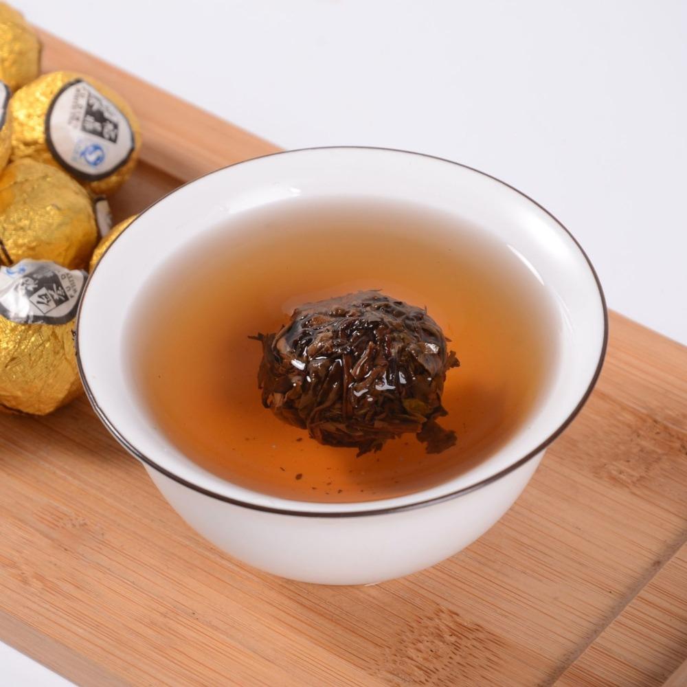 Handmade Ball-shaped Aged Shou Mei Longevity Eyebrow White Tea Balls 手工球形陈年寿眉白茶球