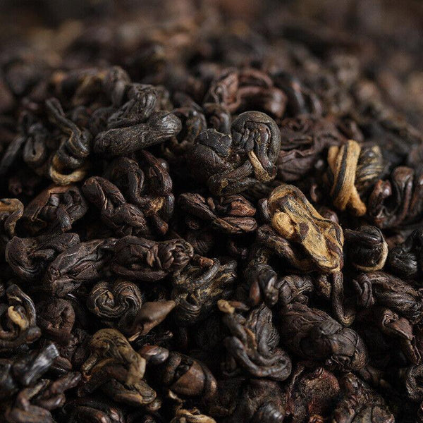 HelloYoungTea 500g Black Tea Yunnan Fengqing Dian Hong Kung Fu Black Tea Two Leaves Red Conch