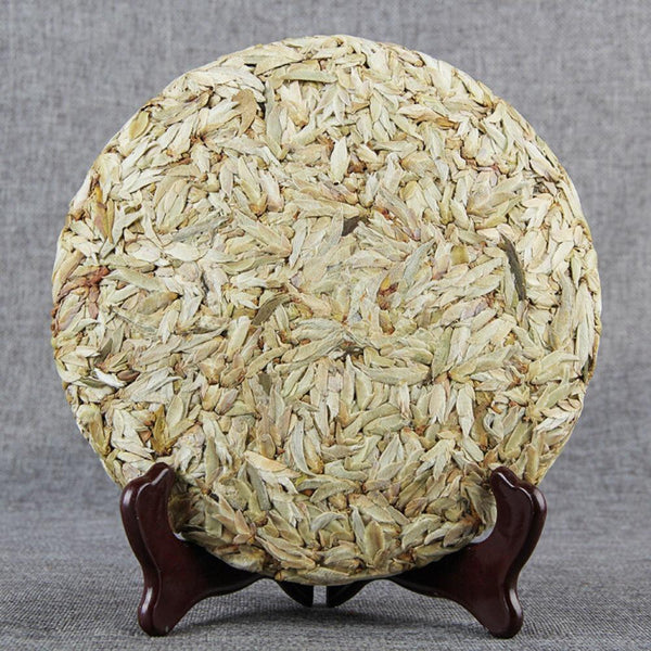 HelloYoungTea Yunnan Raw Pu-erh Tea Cake 357g White Buds Spring Harvest