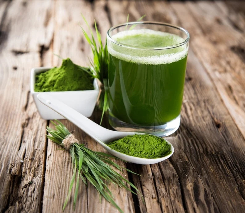 HelloYoung Organic Barley Grass Powder original 250g moistening intestines, Green Grass Juice Powder with Rich Dietary Fiber, No Addtives