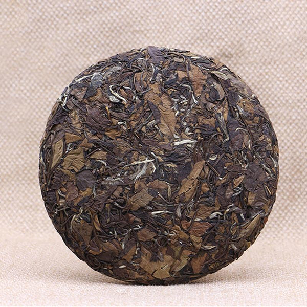 HelloYoungTea Top Grade 2010 Shou Mei White Tea Cake 350g Fuding Aged Tea Wellness Benefits