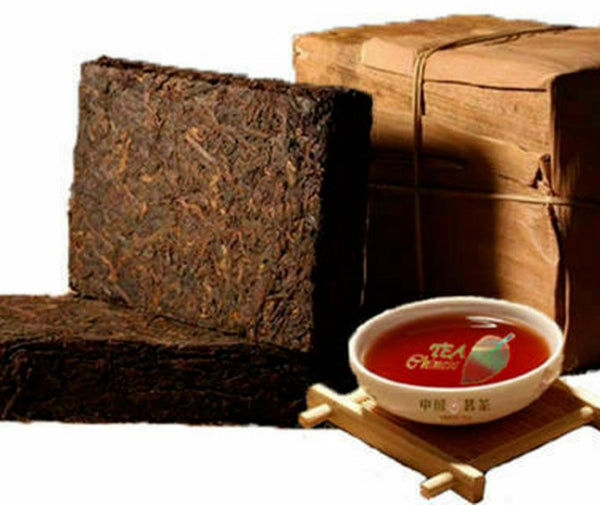 HelloYoungTea 1985 Year Puer Tea Brick Chinese Ripe Pu'er 250g Pu-erh Ancient Tree Black Tea