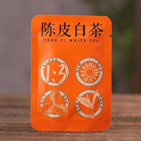 1000g White Tea Stuffed Tangerine Orange XinHui Chenpi Aged Shou Mei white tea 1000克 新会陈皮白茶（柑橘填装白茶）陈年寿眉白茶