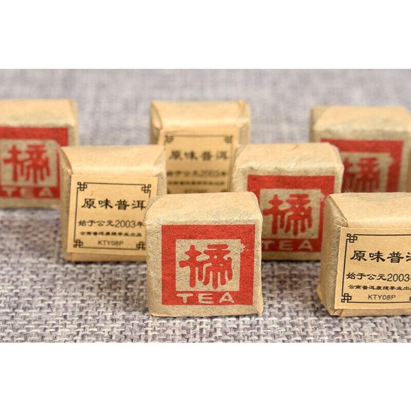 HelloYoungTea 500g Yunnan Pu'er Tea Leaves Mini Tuocha Original Small Square Brick Tea
