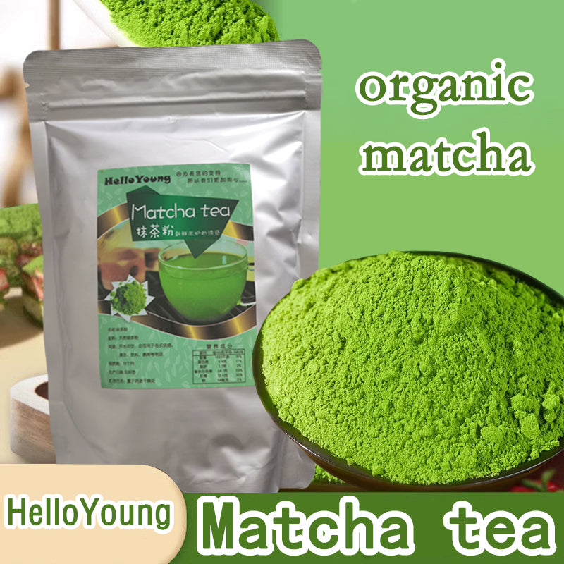 HelloYoung Organic Matcha Green Tea Powder Authentic Japanese First Harvest Ceremonial Grade Matcha Green Tea Powder green tea powder weight loss