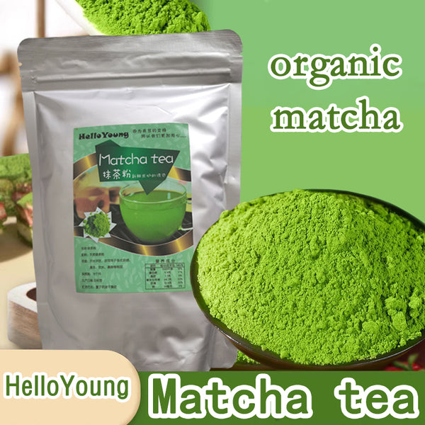 HelloYoung Organic Matcha Green Tea Powder Authentic Japanese First Harvest Ceremonial Grade Matcha Green Tea Powder green tea powder weight loss