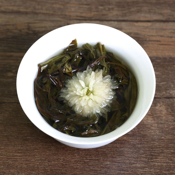 HELLOYOUNG 100g 2017White Chrysanthemum Yunnan puer Pu'er Puerh Tea Raw Ball Tuo