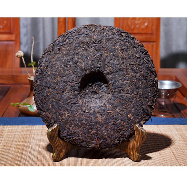 HelloYoungTea Yunnan Old Tree Pu-erh Tea 357g Early Spring Ripe Puer Cake Healthy Black Tea