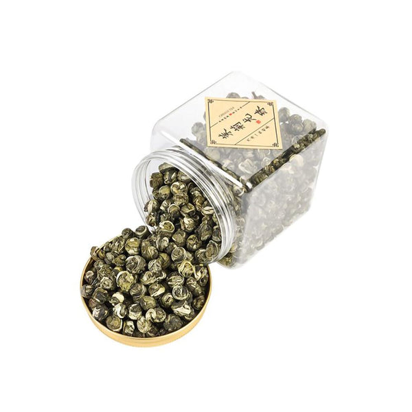 HelloYoungTea Jasmine Pearl Tea - Jasmine Dragon Pearls Green Tea with Delightful Aroma 125g/200g/400g
