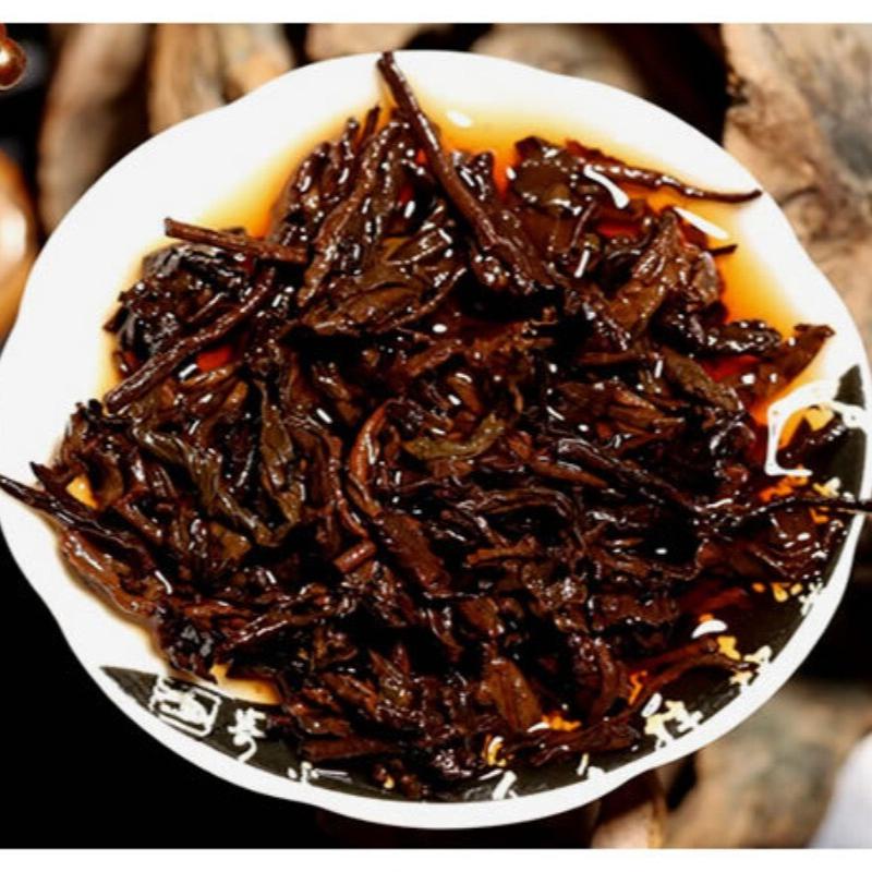 HelloYoungTea Yunnan Ban Zhang Aged Tree Collection Pu erh Ripe Cake 357g