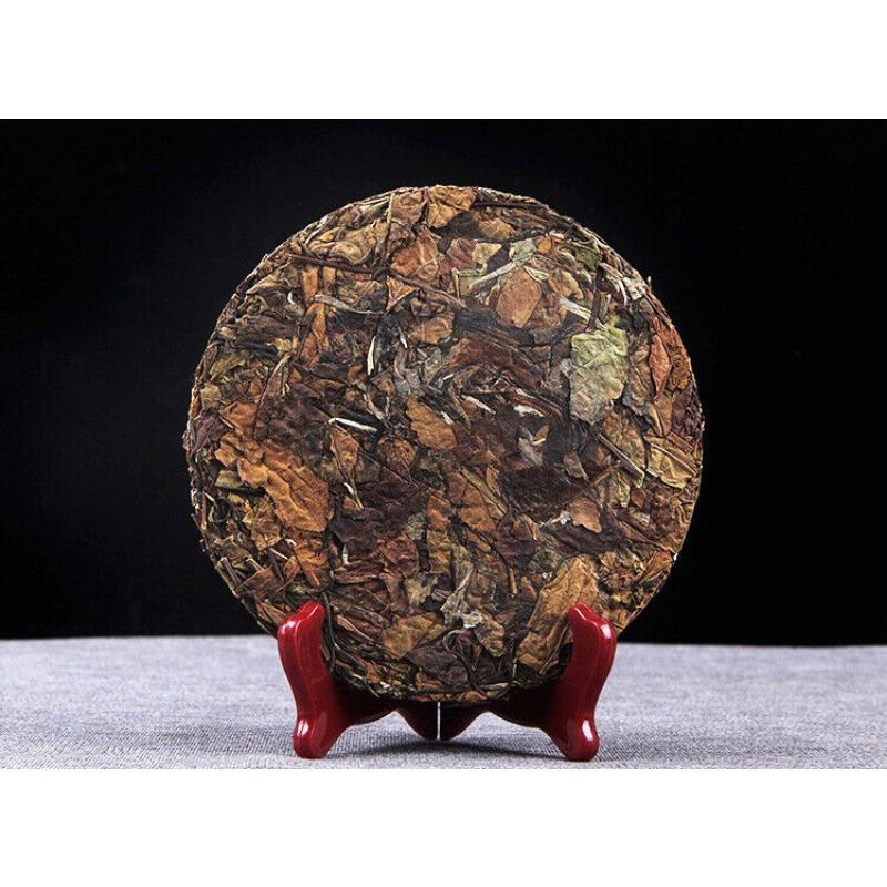 HelloYoungTea 200g Ancient Tree Tea Old White Tea Yunnan Yiwu Flower and Fruit Tea Cake