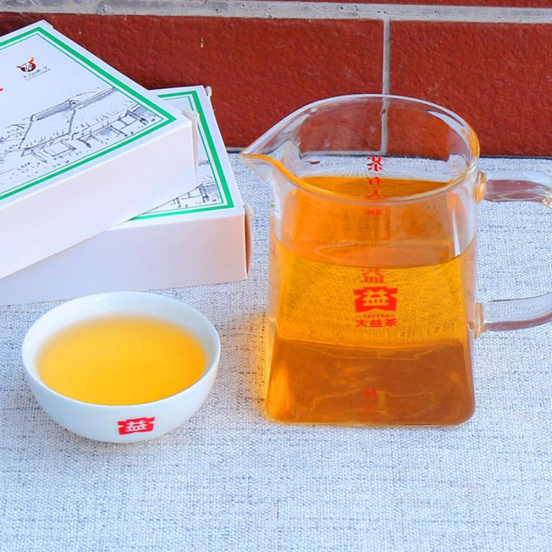 HelloYoungTea 250g Yunnan Puerh Raw Tea Brick Meiziqing Pu-erh Tea Old Tree Pu'er Green Tea