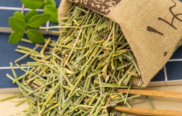 HelloYoung 50g~1.5kg Herbal Tea Mahuang Natural Ephedra Sinica Tea Mo huang Green Tea Natural Ma Huang Muhuang Tea Health Care BlackTea