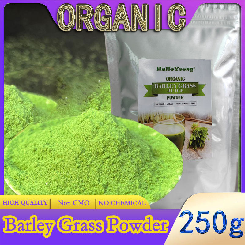 HelloYoung barley powder pure organic Organic Barley Grass Powder original 250g barley grass official store
