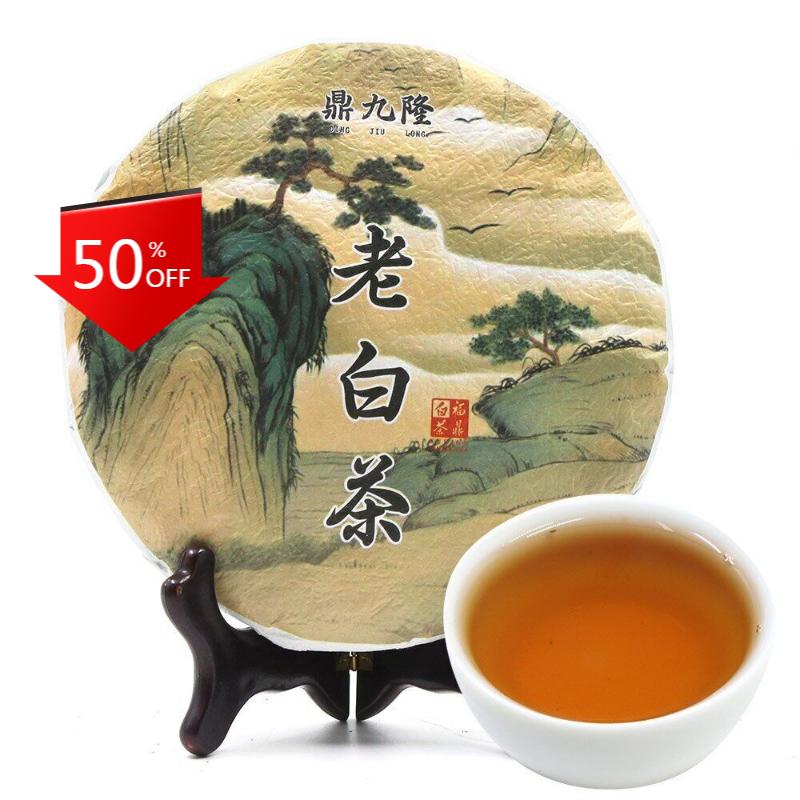 HelloYoungTea Landscape CHinese White Tea Old Bai Cha Tea Leaf Cake 350g Health Tea