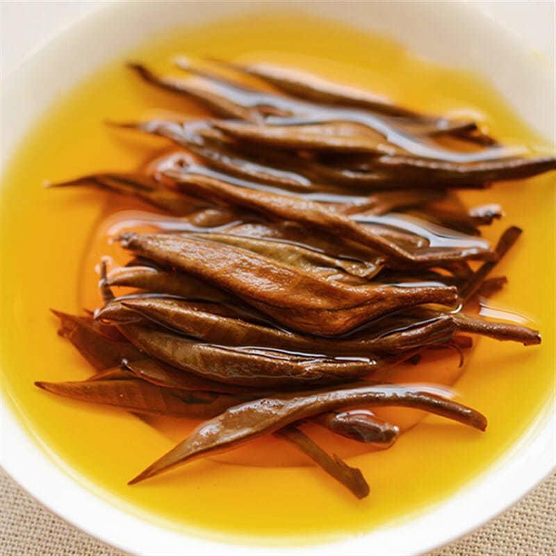 HelloYoungTea 2023 Fengqing Dianhong Black Tea, Large Golden Buds, Honey Aroma, Dian Hong Tea Cake 200g/400g