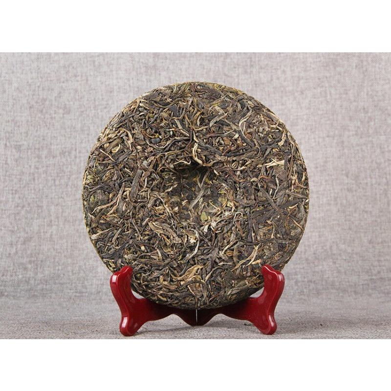 357g Ancient Tree Puerh Raw Tea Cake Traditional Handmade Puerh Material