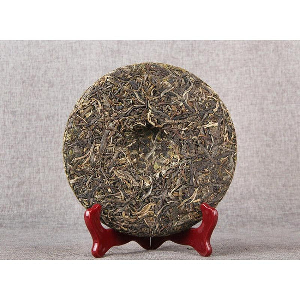 357g Ancient Tree Puerh Raw Tea Cake Traditional Handmade Puerh Material