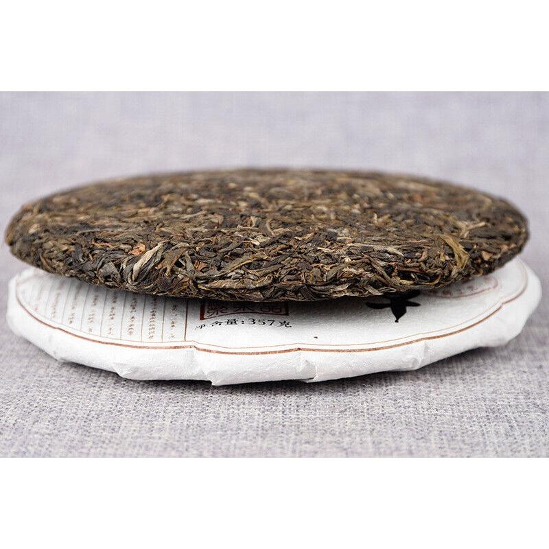 HelloYoungTea 357g Yunnan Lao Banzhang Pu'er Raw Tea Spring Tea Seven Seed Cake Tea