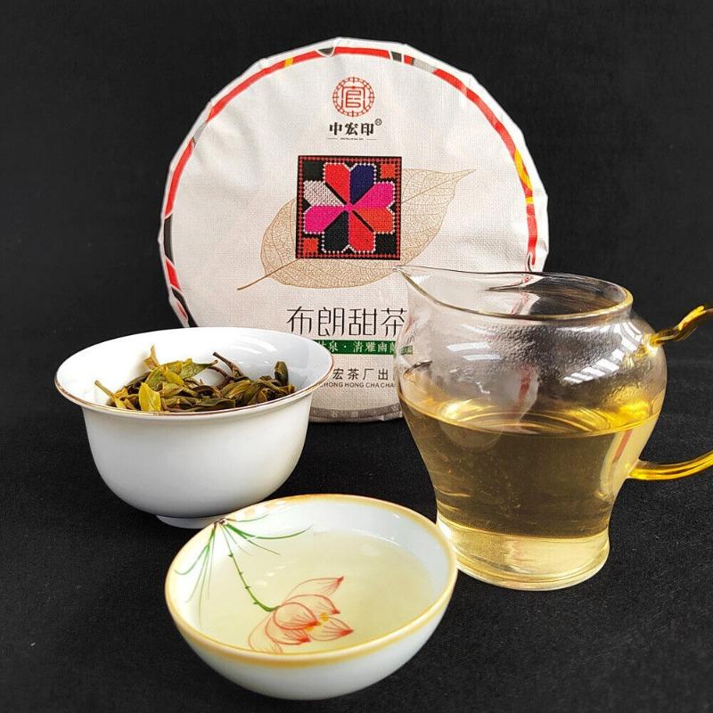 357g Yunnan Pu-erh Raw Tea Cake Brown Sweet Tea Seven Seed Cake Tea