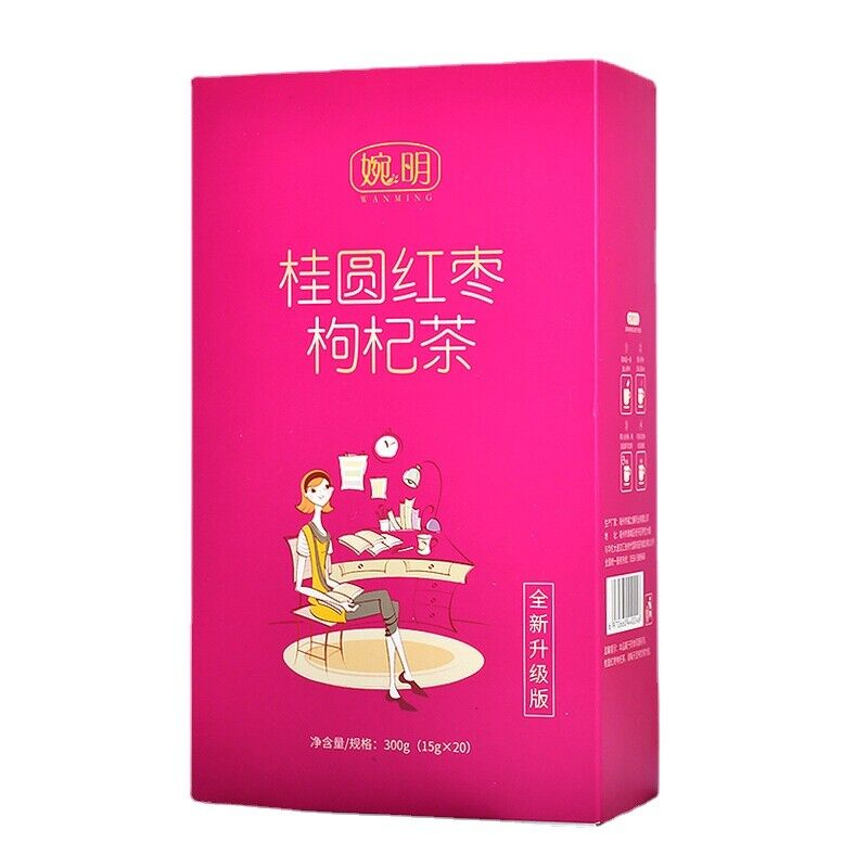 HelloYoung 150G cinnamon red dates and wolfberry tea qi and blood tea health bag bubble tea Main image