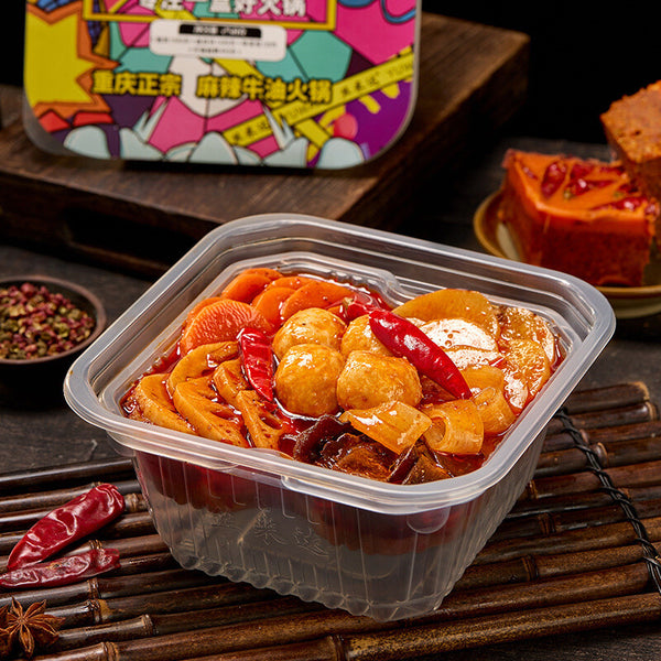 Self-Heating Hotpot Instant Rice Meal Spicy Mala Soup Sour Spicy Noodles Hotpot