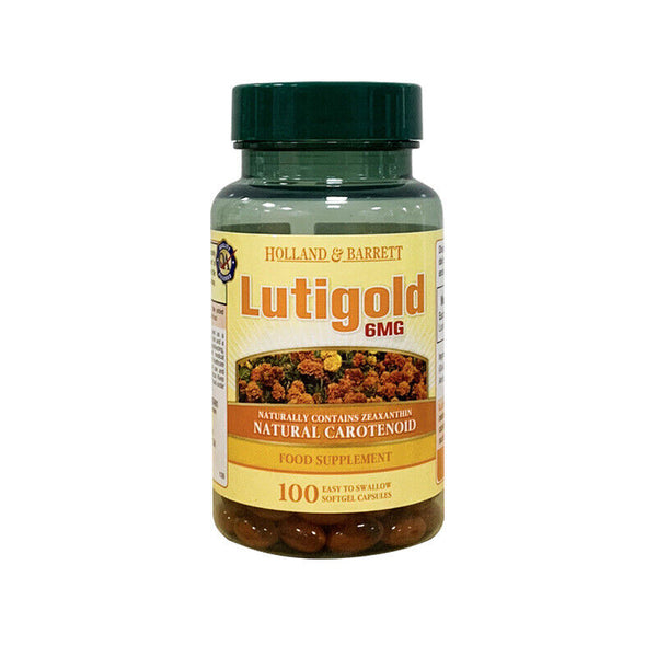 HB Holland Barrett Adult Lutein Capsules 100 Capsules 6mg