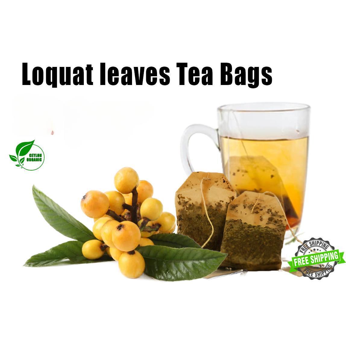 Biwa Cha Eriobotrya Japonica Natural loose teas ORGANIC Loquat Leaf Tea bags 20 Main image