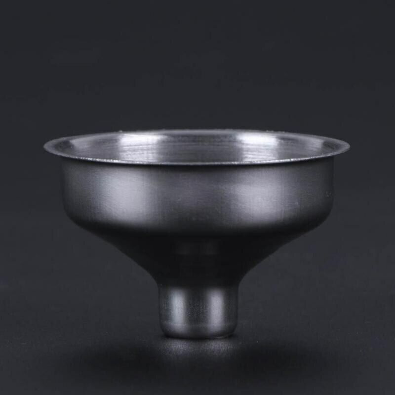 Stainless Steel Hip Flask Funnel Transferring Liquid Wide Mouth Flagon Funnel