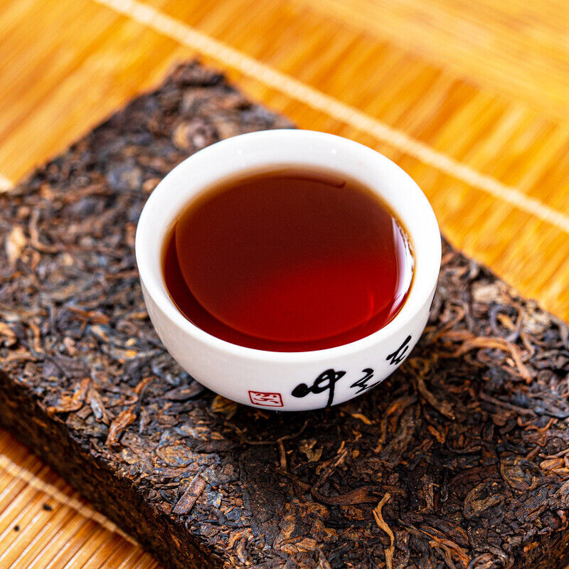 250g Menghai Banzhang Yunnan Pu'er Tea Aged Brick Ripe Cake Old Brick Tea Main image