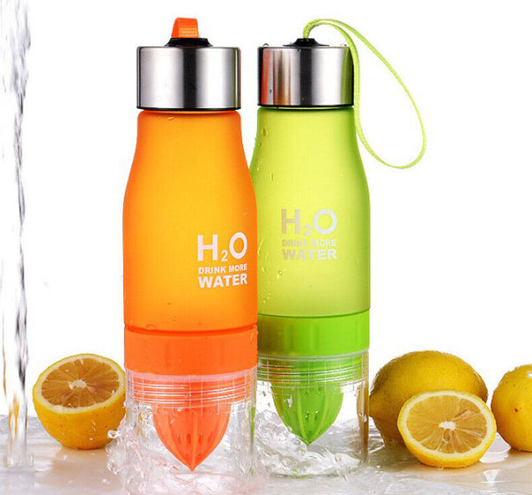 650ML Fruit Juice Water Bottle Infuser Outdoor Sports Portable Shaker Drinkware