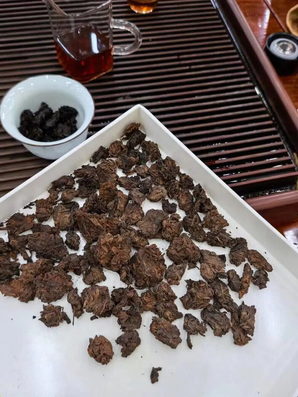 Chinese Fossil Pu'er Tea Healthy Slimming Old Rock Tea Laochatou Loose Leaf Tea