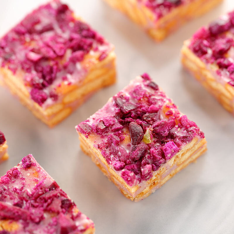 Snowflake Crisp 208gX4 Box Soft Nougat Milk Matcha Chocolate Cake Snacks