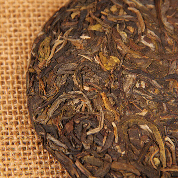 HelloYoung Mountain Rhyme Shen Puer Qizi Tea Cake Yunnan China Raw Pu-erh Tea 100g