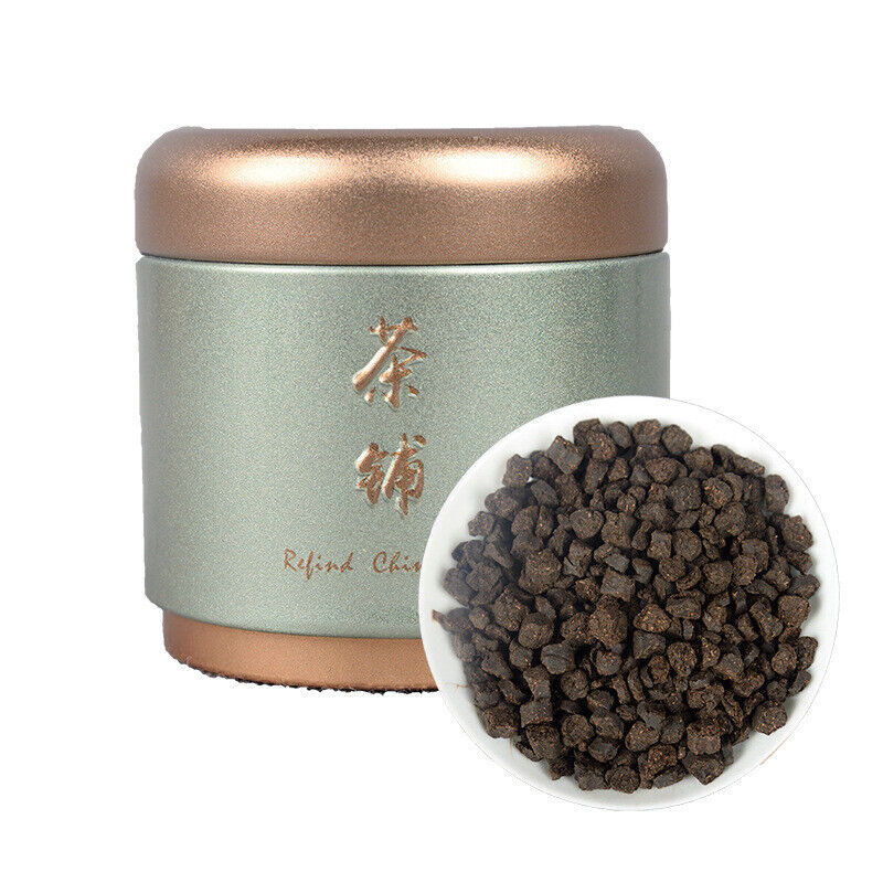 Yunnan Puerh Tea Fossil Glutinous Fragrance Broken Silver 100g Tin Cooked Tea