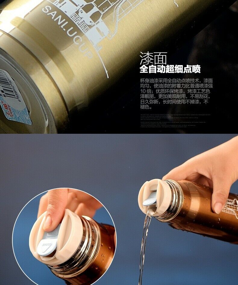 Rocket Bullet Vacuum Insulation Sports Portable Drinkware Stainless Steel Bottle