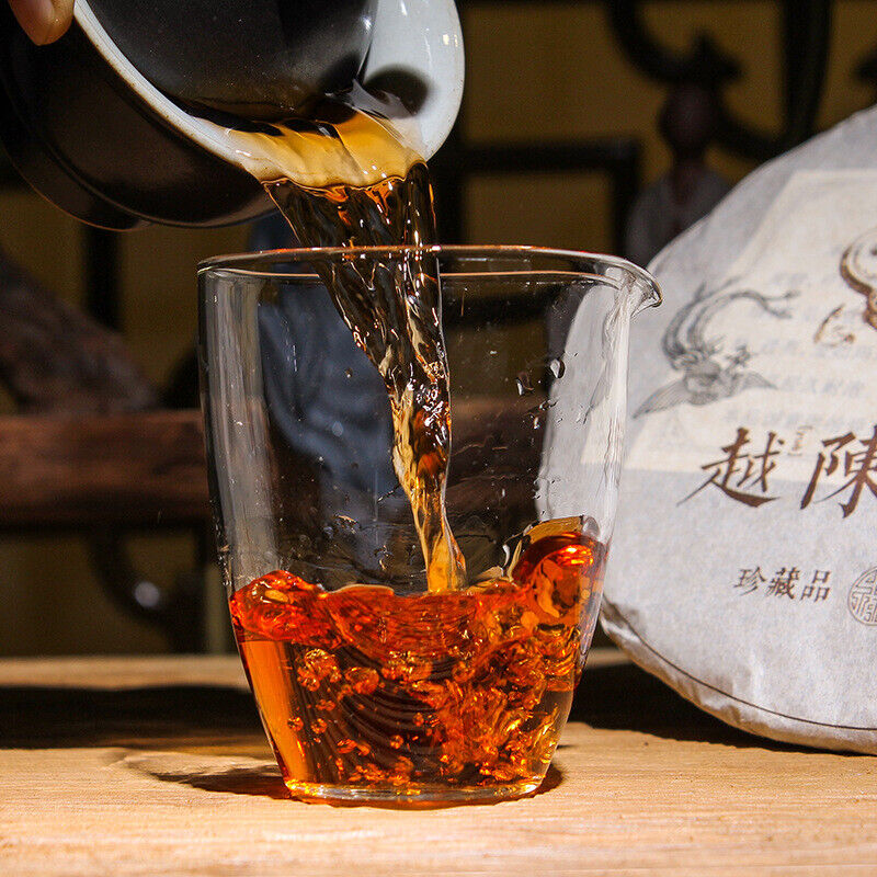 HelloYoung 357g Yunnan Pu'er Tea Ripe Tea The More Ages Better Smells Pu'er Ripe Tea Cake