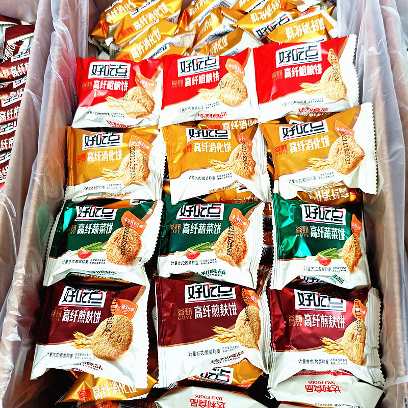 Coarse grains, vegetables, biscuits, multi flavored foods, crispy snacks Main image