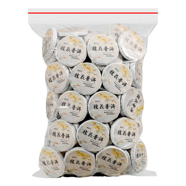 Authentic Osmanthus Pu'er Tea Yunnan Menghai Pu'er Cooked Tea Mini Tea Cake