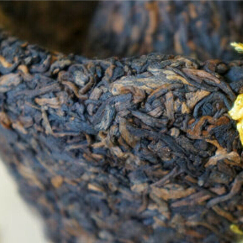 HelloYoung Big Snowy Mountain Xiaguan Mushroom Shape Aged Pu-erh Tea Cooked Ripe Puer 250g