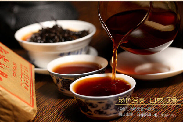 100g Pu-erh Tea Brick China Puer Black Tea Ripe Puerh Tea Organic Ancient Trees