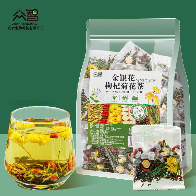 Honeysuckle, Wolfberry, Chrysanthemum Tea, Combination Tea Health Tea Herbal Tea